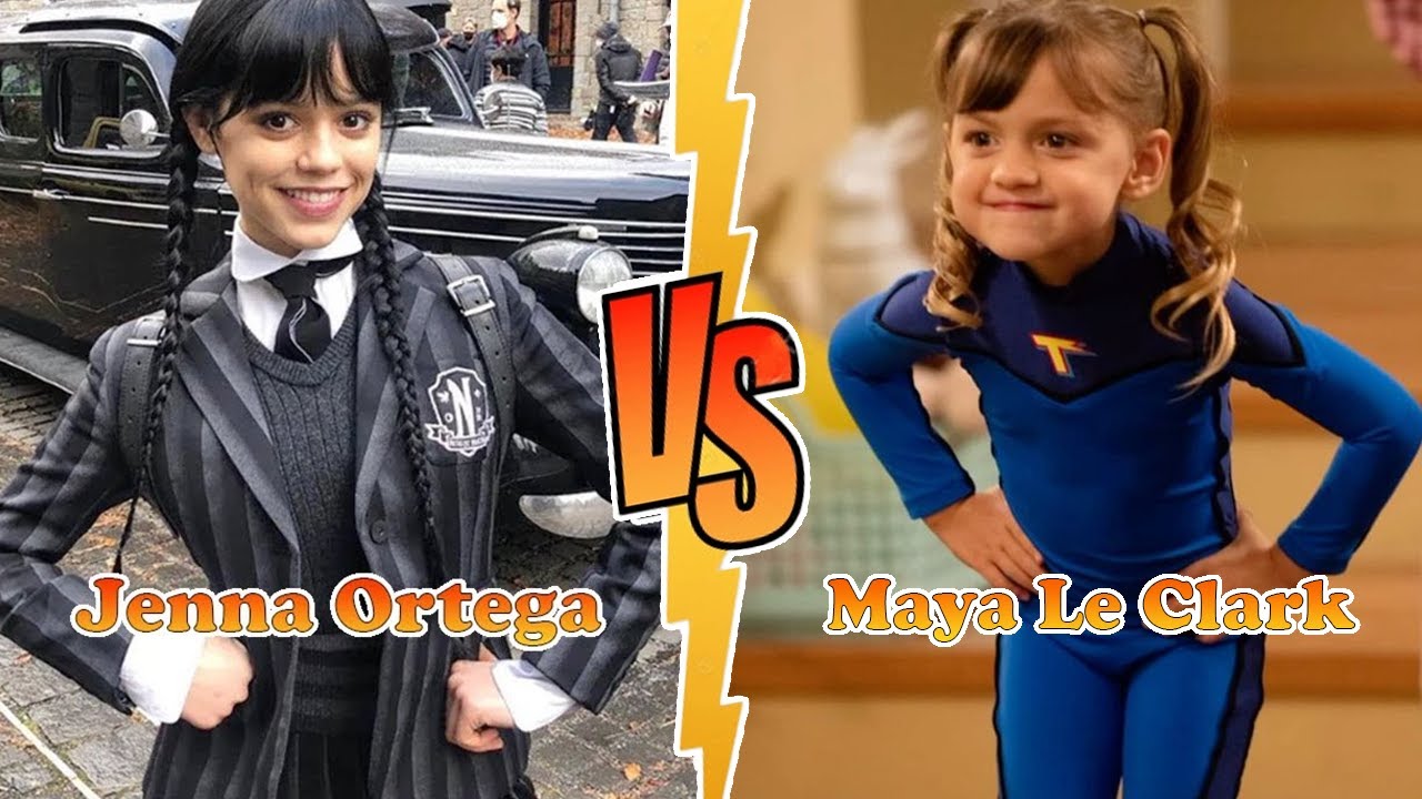 Jenna Ortega (WEDNESDAY) VS Maya Le Clark  Transformation 2024 ★ From Baby To Now