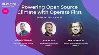 DevConf.CZ 2022 -=  Keynote 1 =-  Powering Open Source Climate with Operate First