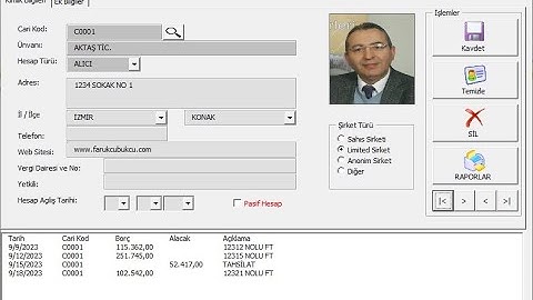 Excel VBA - Cari Stok Fatura - 4 - Kaydetme