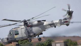 1st Royal Navy Wildcat touch and go at RNAS Yeovilton