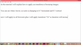 CSS Transform Scale in Bootstrap Adobe Dreamweaver CC 2015