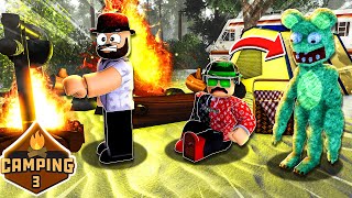 WHO IS MYSTERY BEAST in ROBLOX CAMPING 3