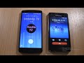 Incoming Call & Outgoing call  LG Google Nexus 5 &Samsung Galaxy S2  with Xiaomi  MIUI