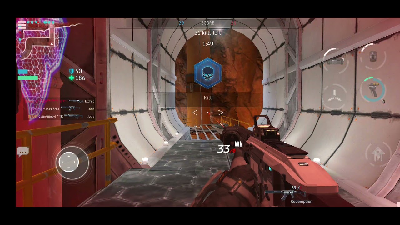 Taking Enemy's Redemption Assault Gun 50+ Infinity Ops Canyon Map