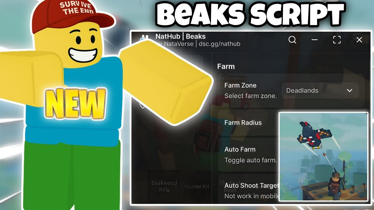 Beaks Op Script - Auto Aimbot Farming, Farm Zone, Auto Shoot, Toggle ...