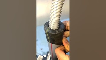 How to connect a washing machine hose to a large sewer pipe. #diy #plumbing #tips #tricks #skills