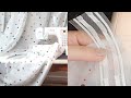 Perfect length tulle, sew on the curtain tape. Как пришить шторную ленту. Идеальная длина тюля.