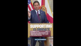 DeSantis calls new property tax amendment summary ‘very clear’ after judge’s ruling
