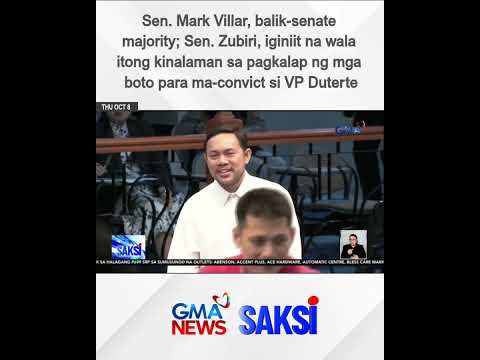 Sen. Mark Villar, balik-senate majority; Sen. Zubiri, iginiit na wala itong kinalaman... | Saksi