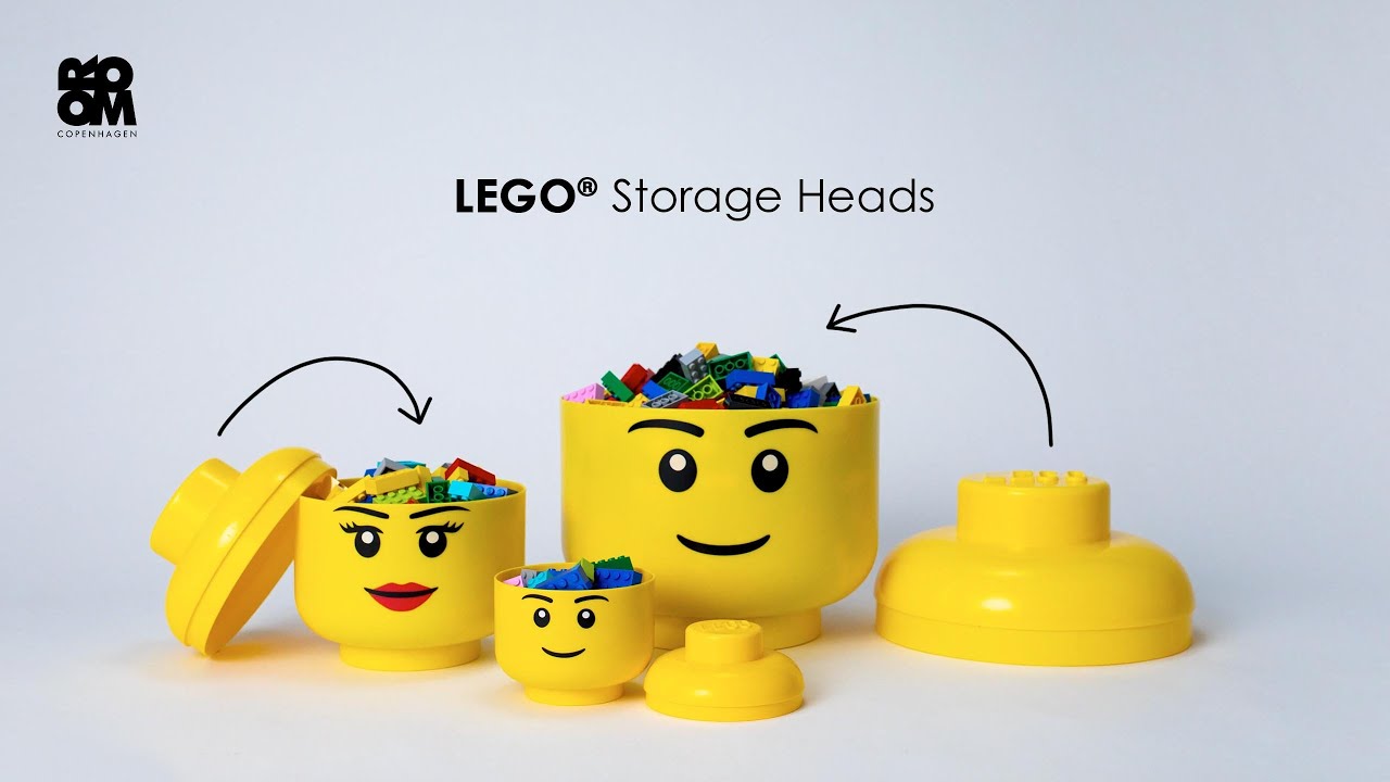 LEGO Storage Heads -