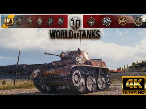 Pz.Kpfw. II Лучс - карта Степи - 10 убийств - 2,5к урона Реплей World of Tanks 4К