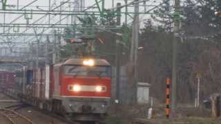 ＥＦ５１０－７牽引４０９５レ犀潟通過