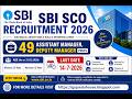 State Bank of India SBI 49  SCO Recruitment 2026 #sbi #SBISCO #sbirecruitment2026 #bankexam #bankjob