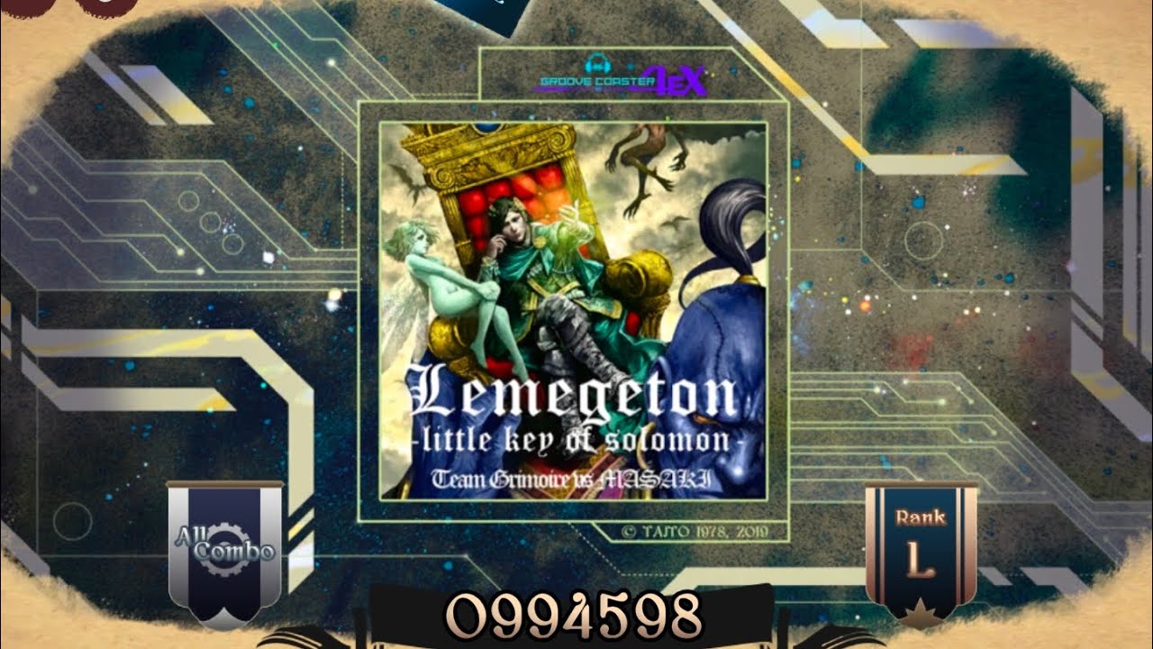 【Lanota】Lemegeton-little key of solomon - Team Grimoire vs MASAKI (Master 15+) All Combo ! 994k
