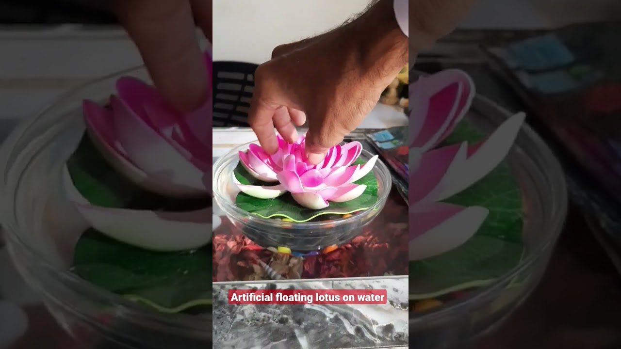 artificial lotus for sale. This is floating lotus for pooja room decoration and festival decoration.