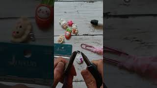 Easy Fabric Clip Dangles ✨ DIY Junk Journal Charm #junkjournalephemera