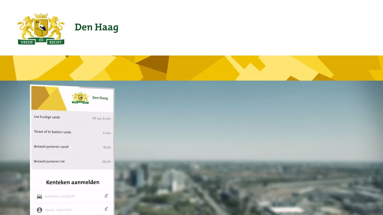 Parkeren Den Haag App YouTube