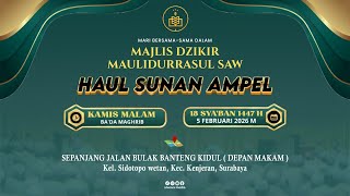 Download Lagu 🔴LIVE STREAMING MAJLIS DZIKIR MAULIDURRASUL SAW \u0026 HAUL SUNAN AMPEL || KEL. SIDOTOPO WETAN, SURABAYA. MP3