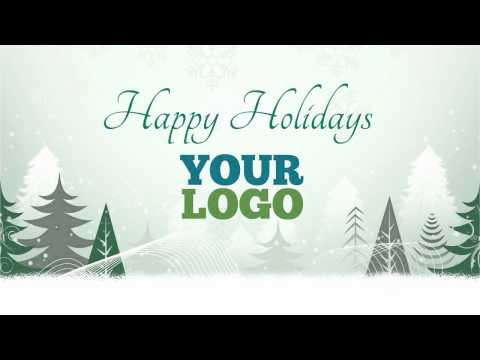 Holiday greetings video