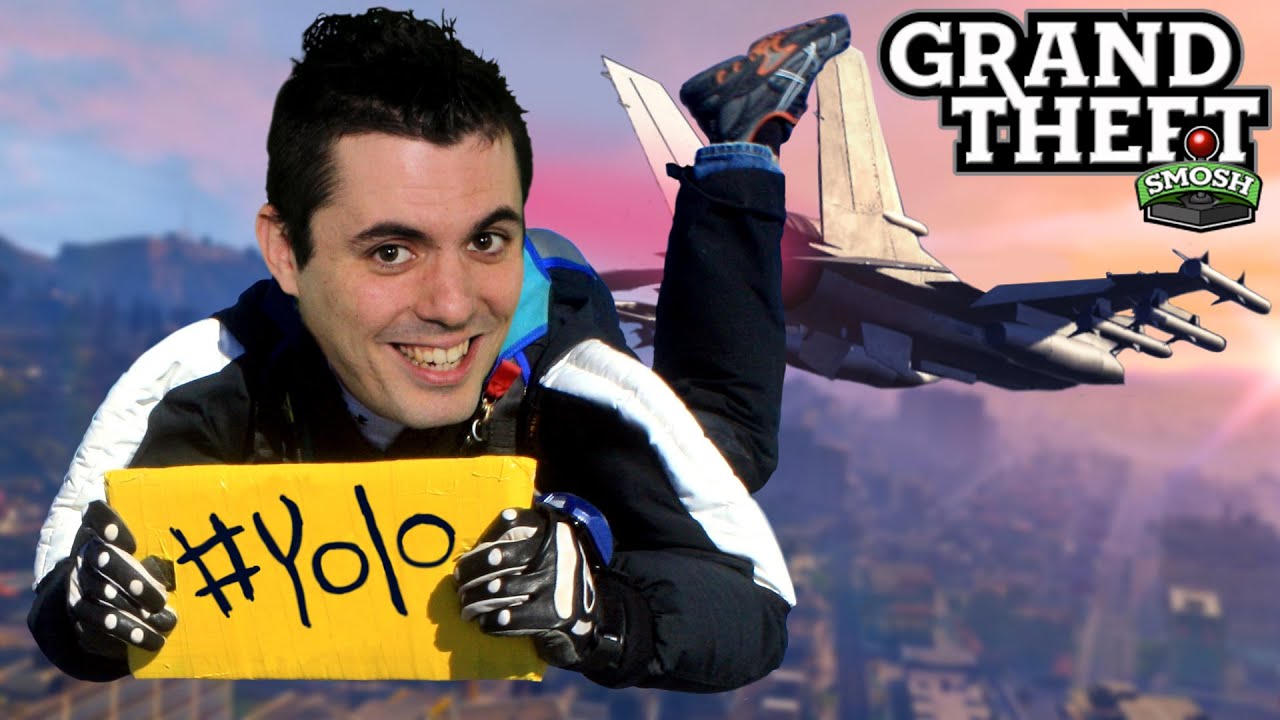 YOLO BUCKET LIST CHALLENGE! (Grand Theft Smosh)