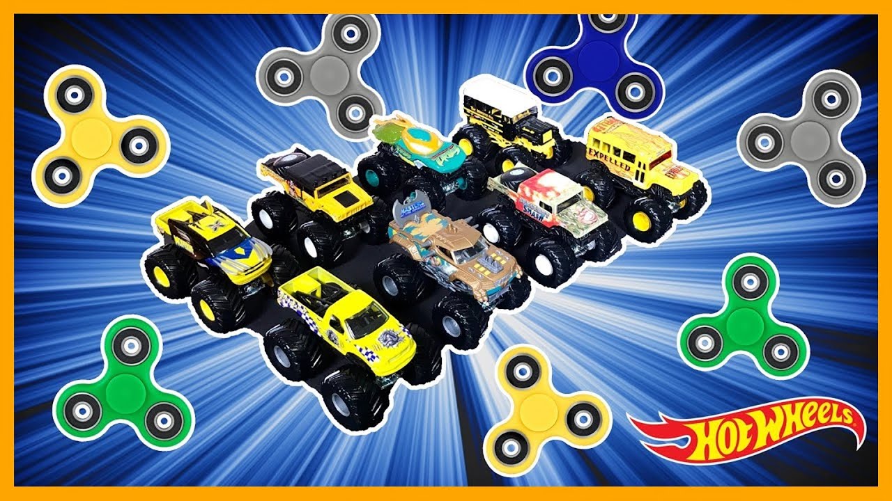 Fidget Racing MONSTER TRUCK FIDGET SPINNER DRAG RACING TOURNAMENT !!! - YouTube