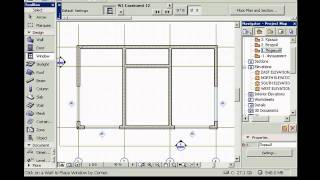 10_Завершение окон первого этажа Archicad 12 10_Завершение окон первого этажа Archicad 12