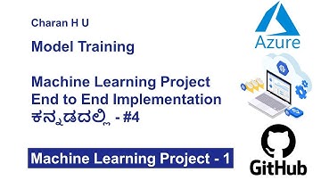 Model Training | ML Project End to End Implementation and Deployment in Kannada #4