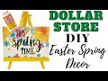 Dollar Store EASTER  Spring time sign DECOR  /  Quick Easy DIY