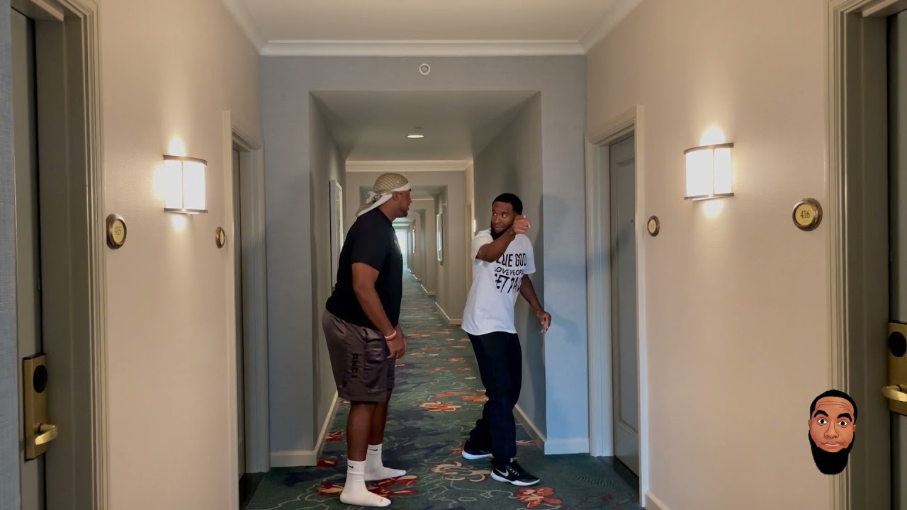 How it was back in the day knocking on people hotel doors and running