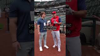 Mike Trout’s max bench and squat 🤩 🤯 #shorts
