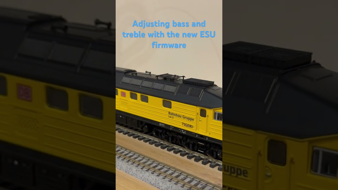 Adjusting the bass and treble on a Roco BR232 with the lokprogrammer 