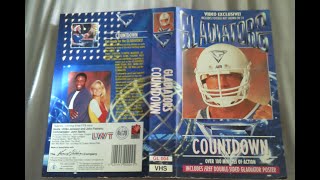 Original Vhs Opening And Closing To Gladiators Countdown Uk Vhs Tape