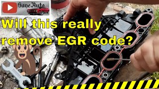 Fix EGR code P0401 How to clean Prius Intake