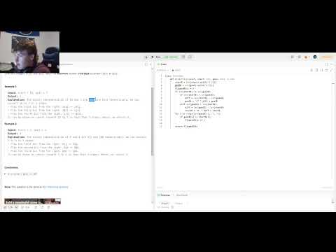 2220. Minimum Bit Flips to Convert Number