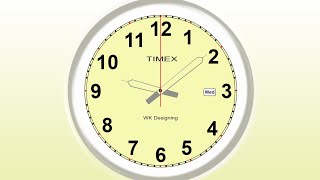 Analogue Watch one minute Animation | Adobe Photoshop Timeline - 2019