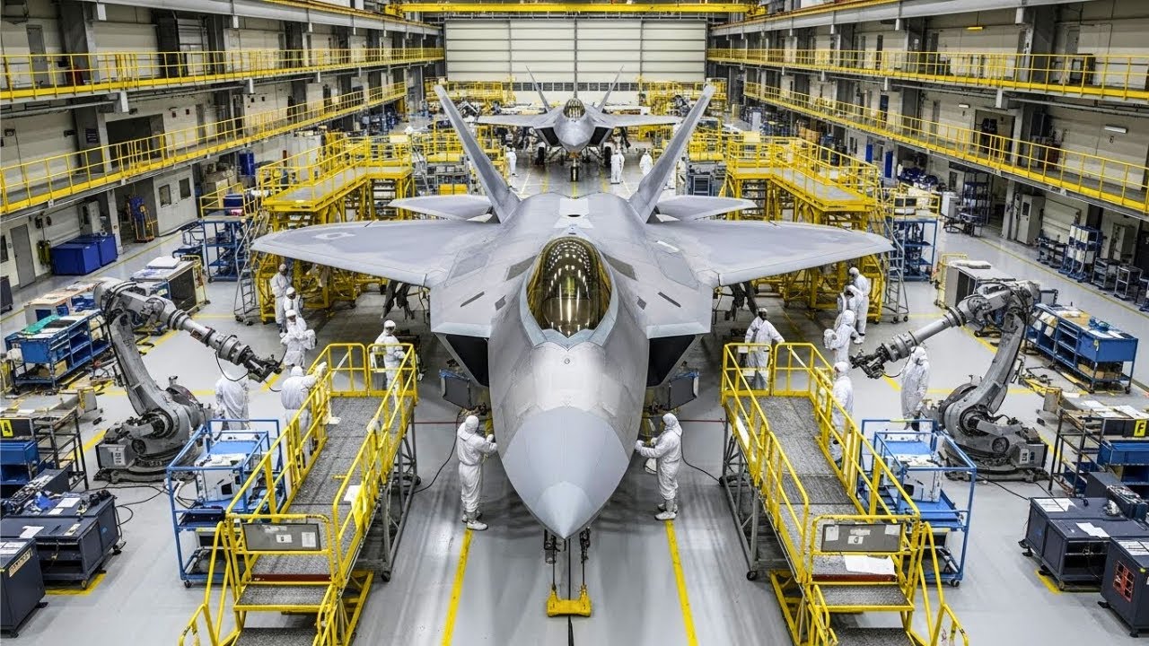 Inside America’s Most Advanced F-22 Raptor Factory – High Tech Process You’ve Never Seen