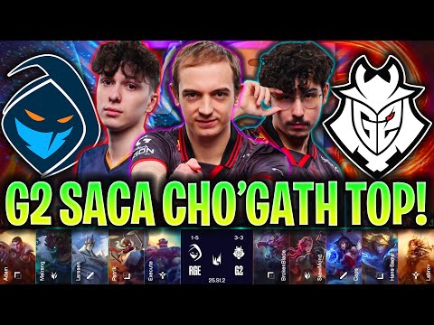 G2 DE CAPS SACA CHO'GATH TOP CONTRA ADAM! | RGE vs G2 RESUMEN LEC INVIERNO 2025 LVP