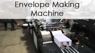 Envelope Making Machine - Suppliers Video