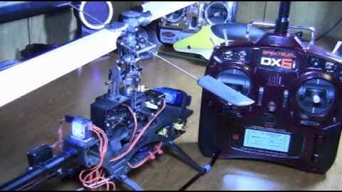 How to Completely Setup A CCPM Helicopter  DX6i & OrangeRX