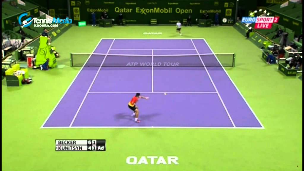 Qatar ExxonMobil Open 2012 Becker vs Kunitsyn R1 Highlights