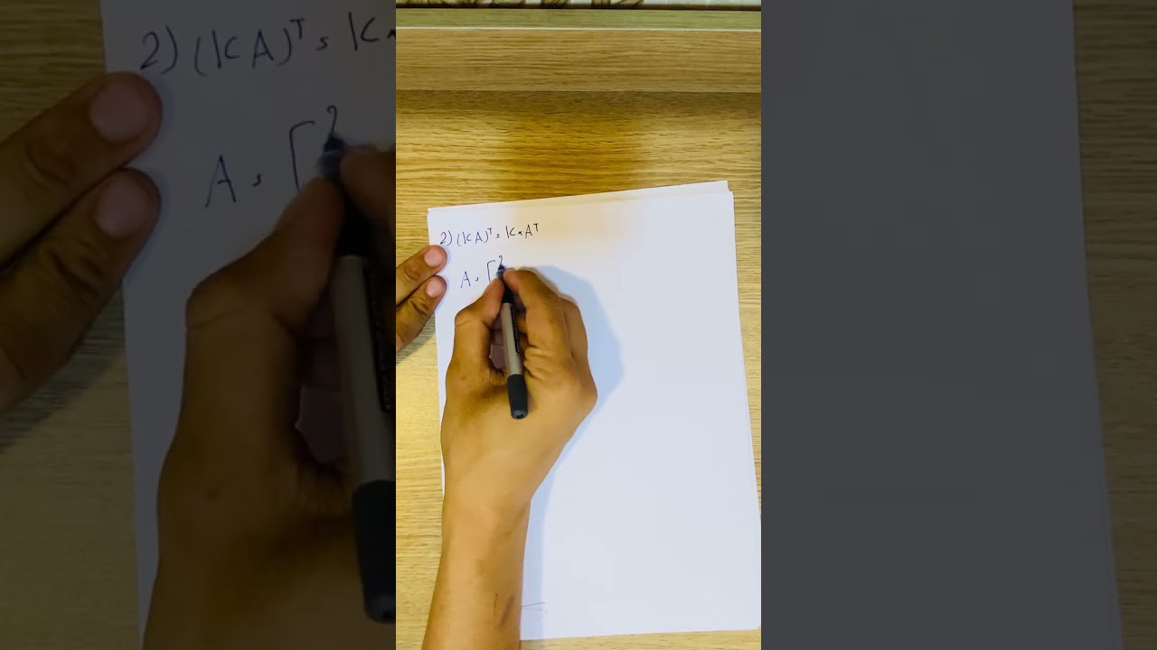 شرح الرياضيات|خصائص المصفوفات شرح كامل انشاء الله يعجبكم الشرح🩵