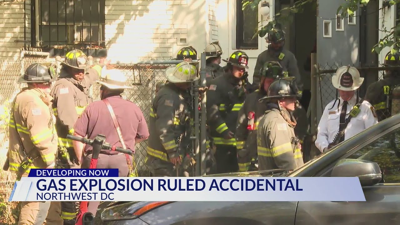Gas explosion that injured 1 in DC ruled accidental - YouTube
