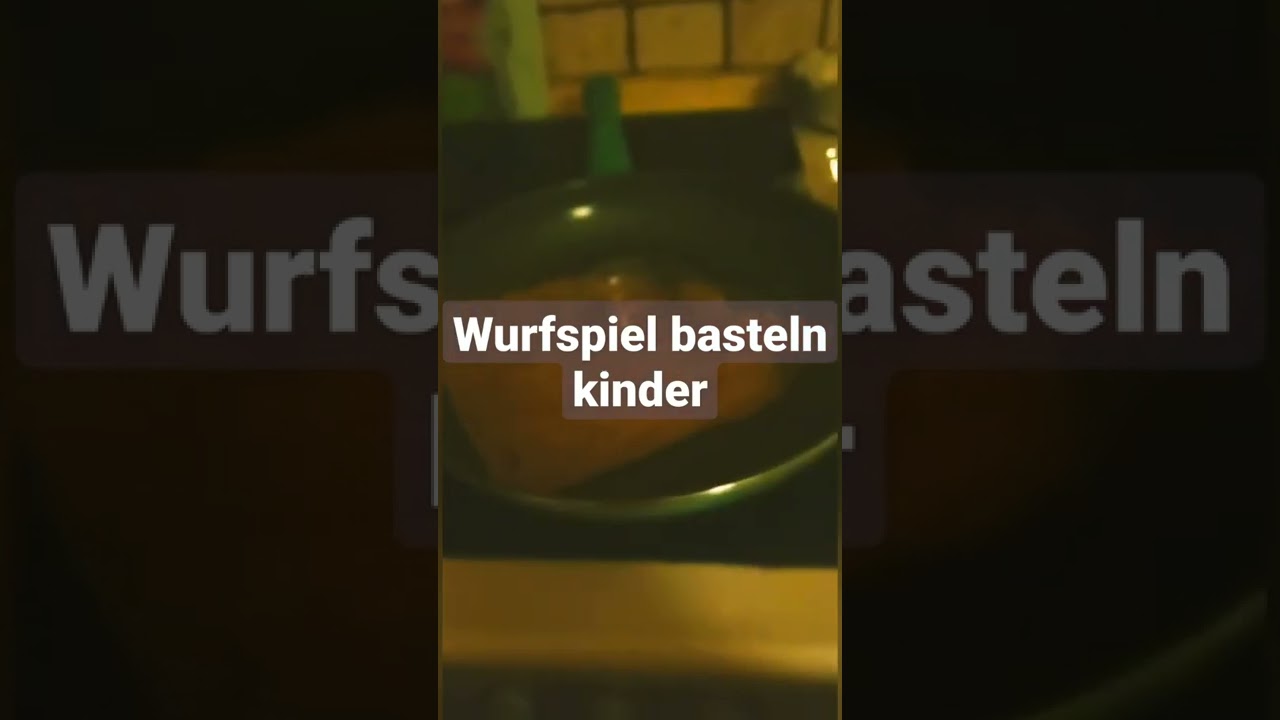 Wurfspiel basteln kinder / Wurfspiel basteln / spiele basteln / Basteln für Kinder / upcycling ideen
