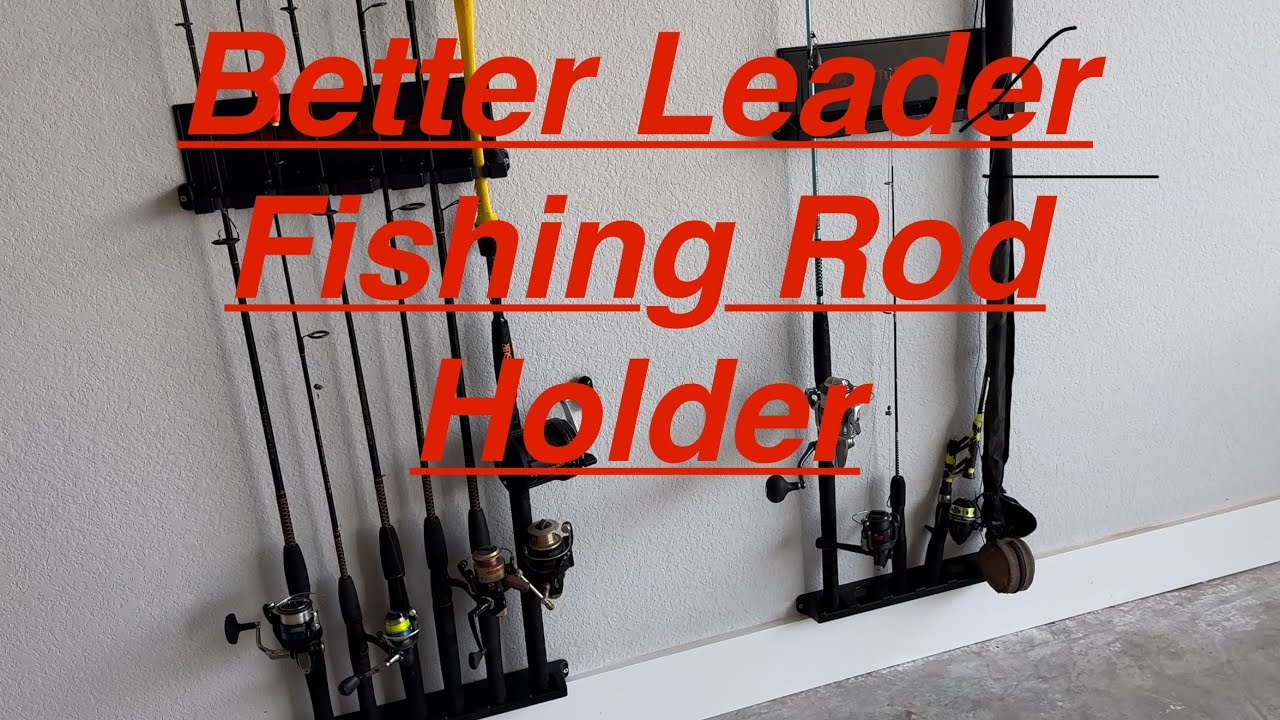 How to install Fishing Rod Holder in garage