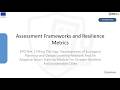 2002 - Assessment Frameworks and Resilience Metrics