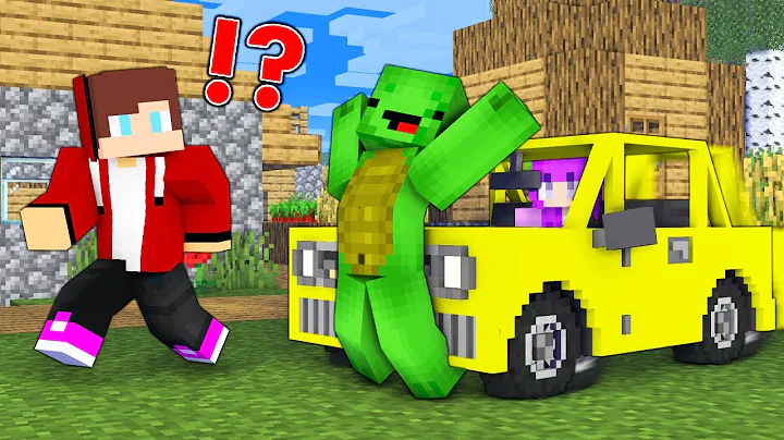 Mikey got into a Car Accident, but JJ RAN AWAY In Minecraft!   Maizen
