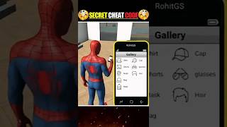🕷 indian bike driving 3d spider man cheat code #indianbikedriving3d #gaming