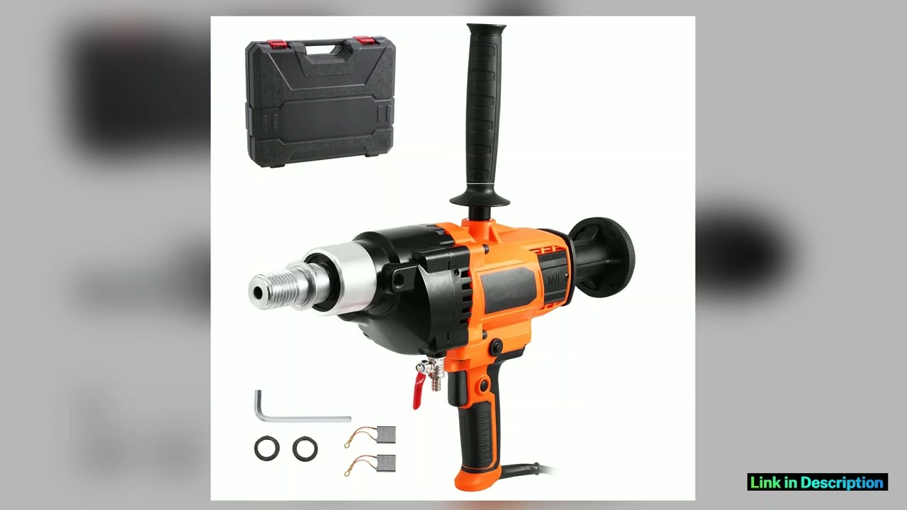 SucceBuy 2000W2600W Handheld Core Drill Machine Drilling Diameter WetDry Diamond Core Drill Rig