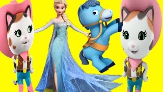 Frozen Elsa Finger Family With Sheriff Callies Wild West Of Family Nursery Rhymes For Kids