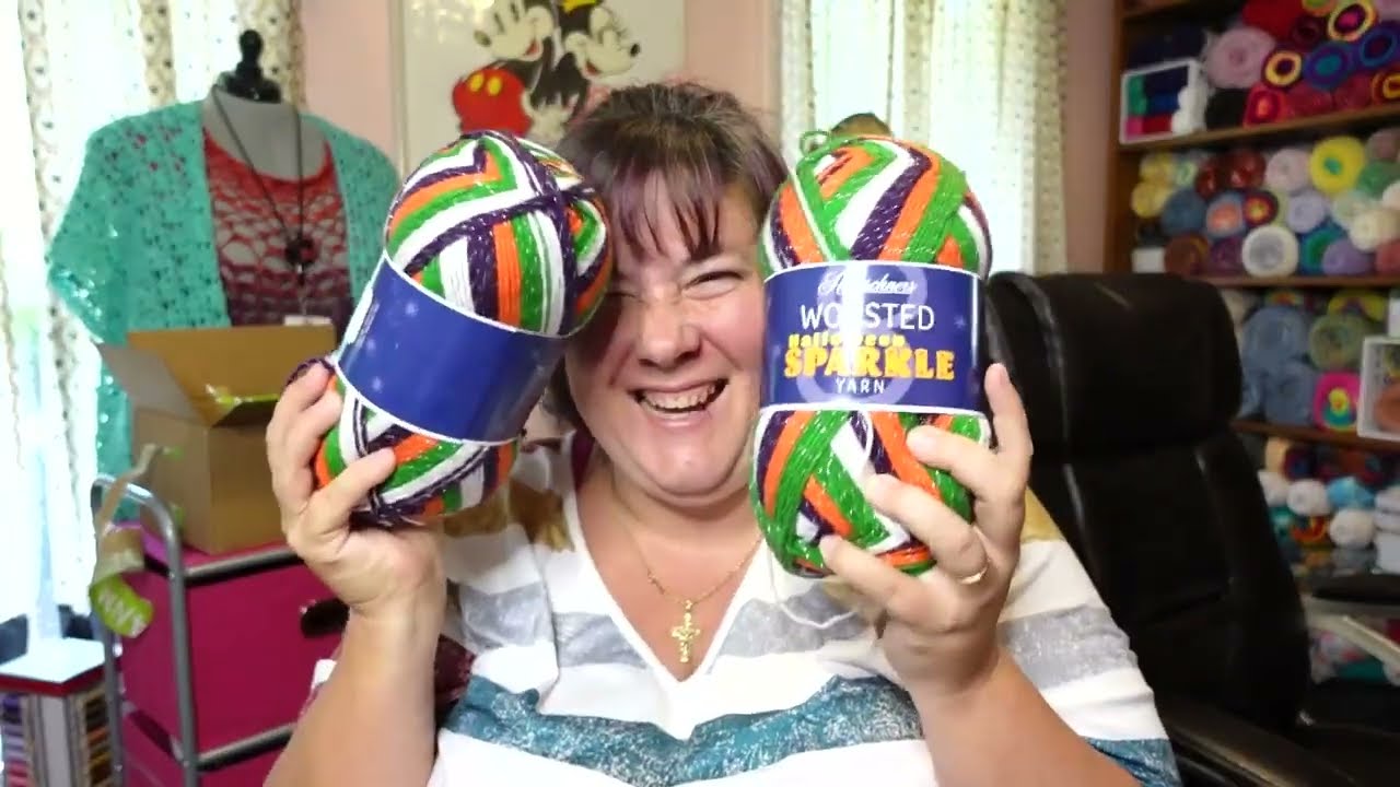 Halloween Yarn and Caramel Apple Tea